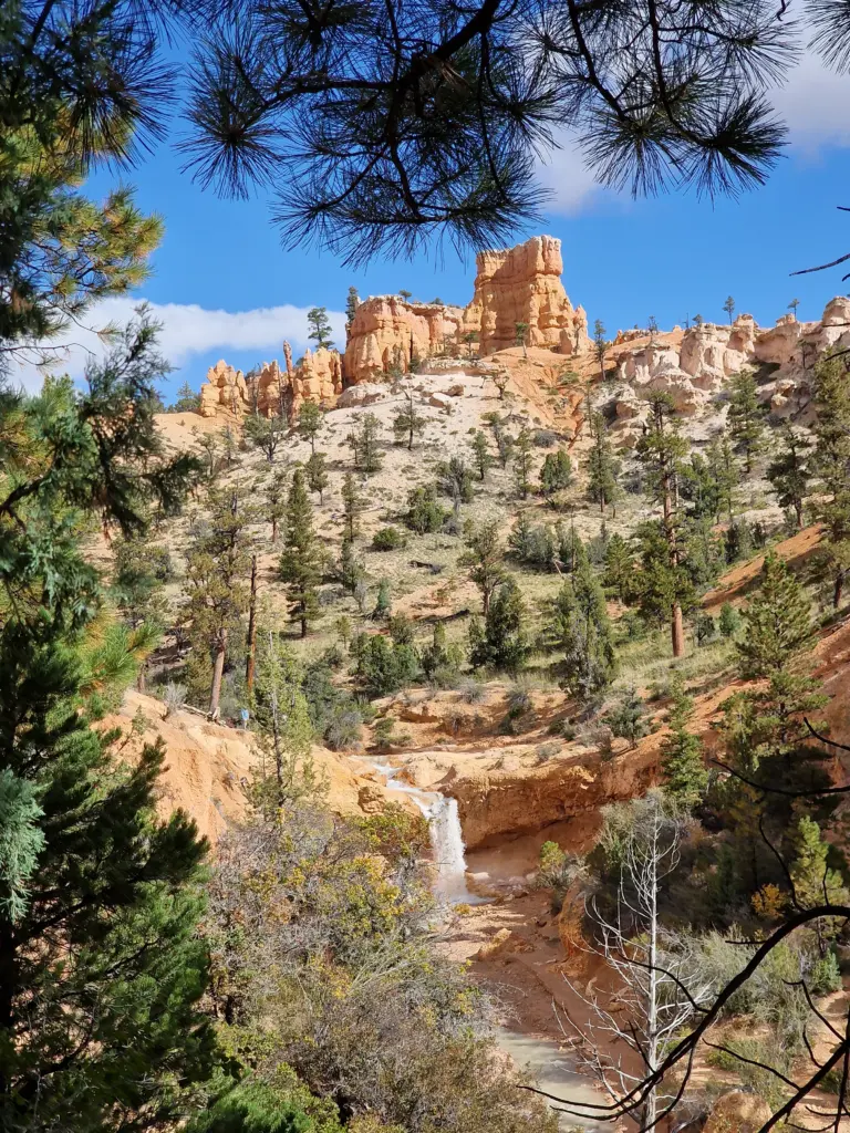 Bryce Canyon National Park Mossy Cave Trail Wasserfall