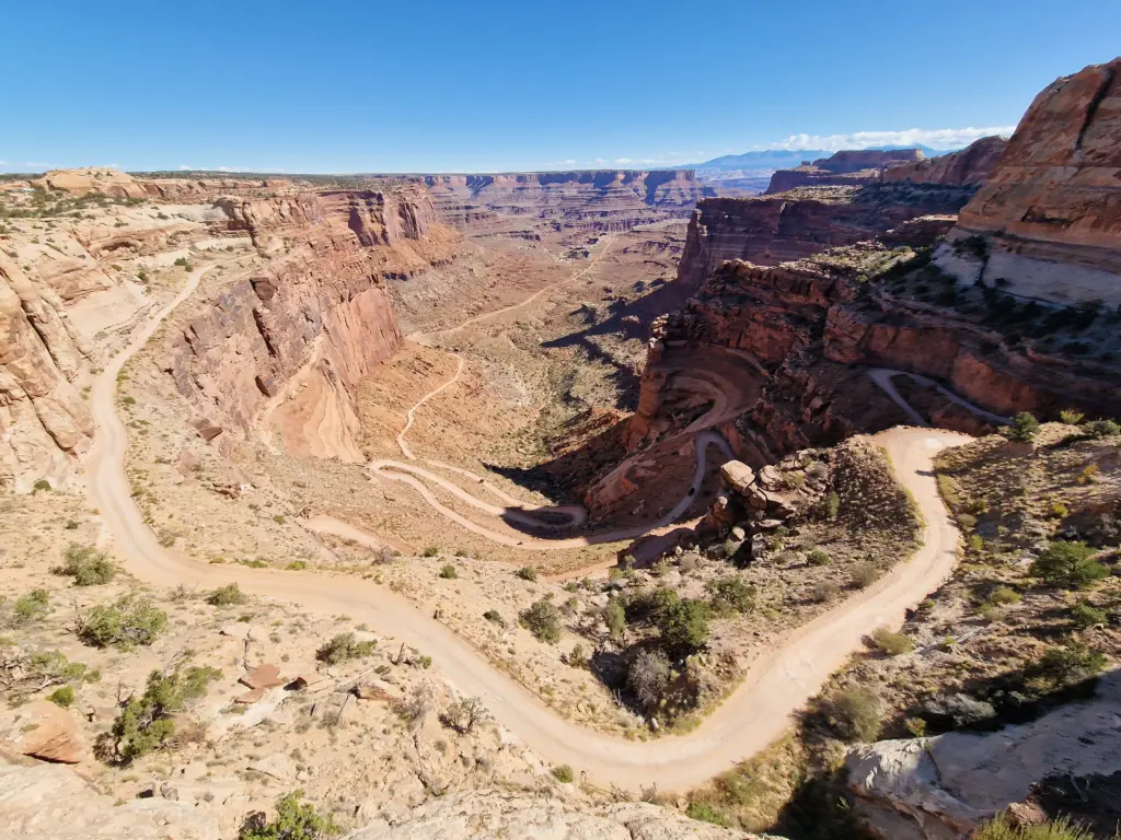 Canyonlands National Park Shafer Trail Overlook