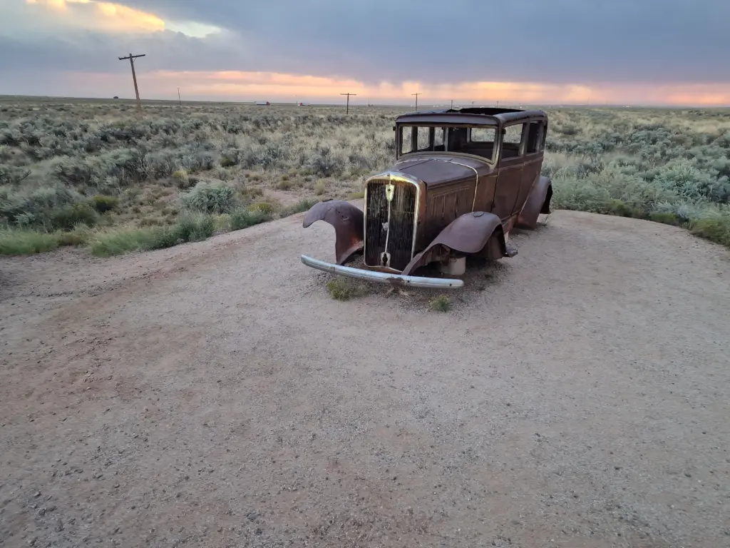 Petrified Forest National Park Route 66 Studebaker