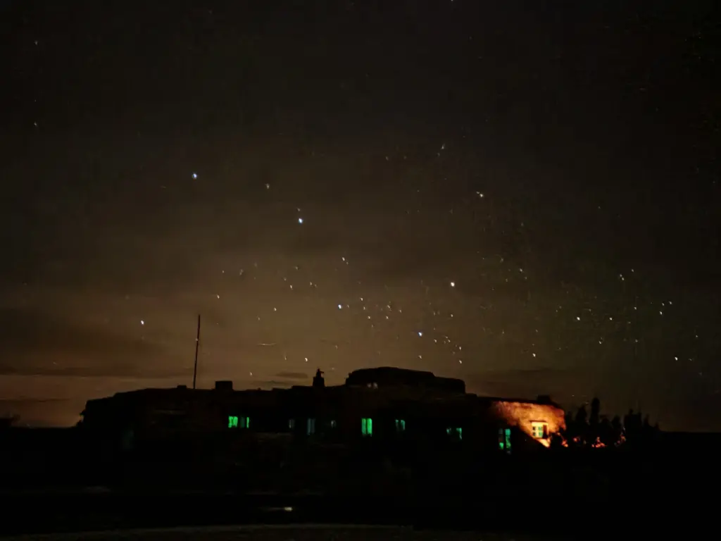 Petrified Forest National Park Dark Sky Permit Desert Inn at night